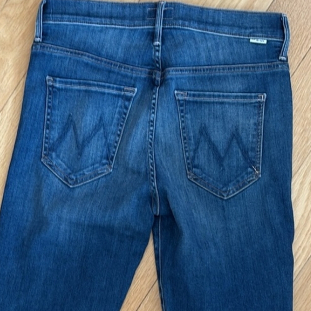 🆕 Mother Skinny Jeans The Stunner Knicker Style. NWOT - Picture 10 of 14